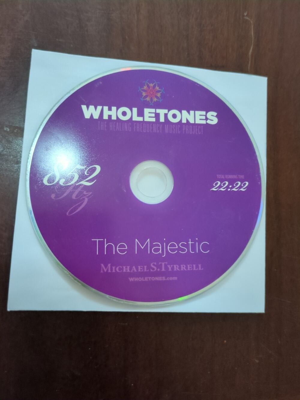 Wholetones - Michael S Tyrrell - The Majestic CD disc only